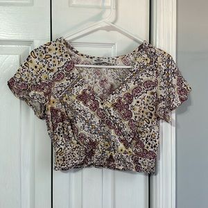 Crop top blouse